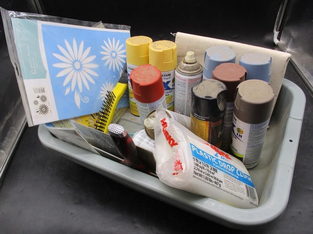 Spray Paints, Supplies