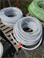 2 rolls (approx 100ft ea) 1-1/4" poly tubing