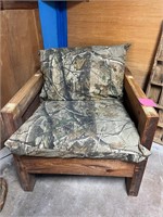 camouflage chair