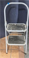 20 1/2” Metal Two Step Folding Ladder