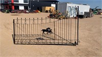 (2) 10-FT Powder Coated Driveway Gates