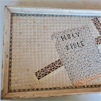 Holy Bible Cross Wall Art Table top