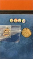 Free mason marbles and medals
