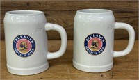PAULANER Munich BIER mugs
