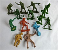 Group of Vintage 6" Army Men Toy Soldiers