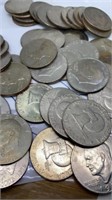 (40) Eisenhower dollars, assorted years