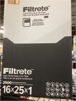Filtrete 16x25x1 Furnace Filter, MPR 2500, MERV