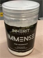 Inherit Energy Immense Pre-Workout Supplement