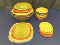 Tupperware - large to medium bowls, small bowls