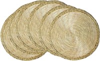 Handmade Palm Fiber Placemats Set