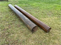 2 PIPES 8 3/4" + 10 3/4" X APPROX 9'