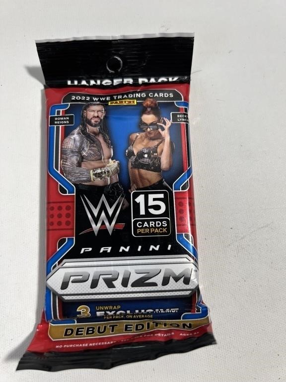 2022 Panini Prizm WWE Debut Edition Hanger Pack