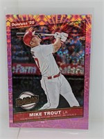 2020 Donruss Highlights Pink Mike Trout #H-10