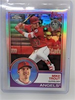 2018 Topps Chrome 35th Anniversary Mike Trout