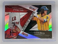 2017 Bowmans Best Mirror Image Mike Trout Beck