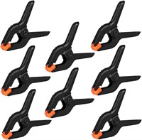 12 Pack Plastic Spring Clamps