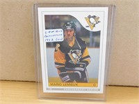 1992-93 Mario Lemieux Anniversary Hockey Card