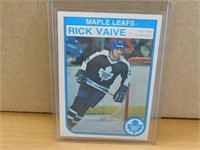 1982-83 Rick Vaive Hockey Card