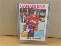 1975-76 Ken Dryden Hockey Card