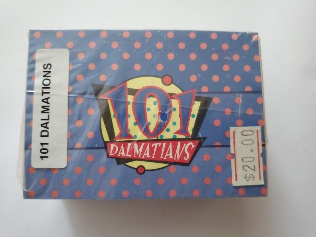 Complete set 101 Dalmations trading cards