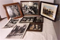 Framed photographs of Al Capone and associates. 2