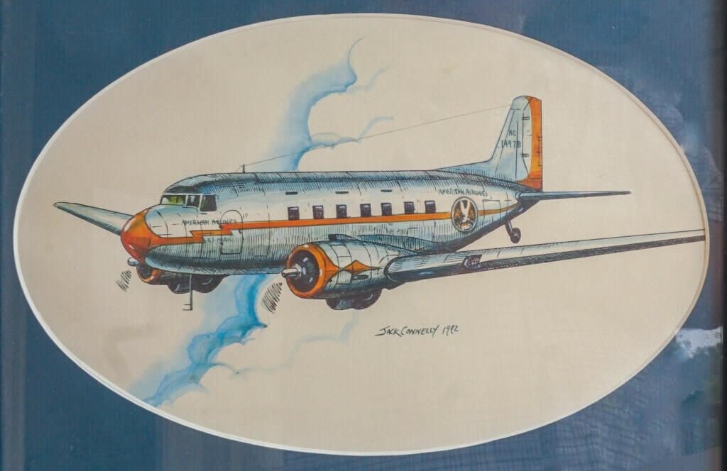 Jack Connelly DC-3 artwork