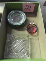 Glass Ashtray Lot