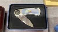 Bald eagle knife with case