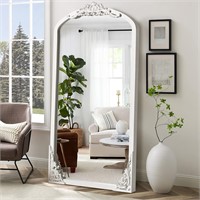 NeuType Arched Mirror  67x 28  White-solid