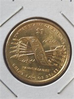 2010 Great Law of Peace US Sacagawea $1 coin