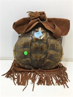 Genuine Tortoise Shell & Leather Crossbody Bag