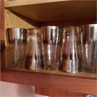 Silver Ombre Glasses, Various Sizes