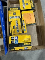 (5) Boxes of 2500 16 Ga DeWalt Straight Finish Nai