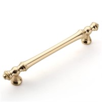Amerdeco 10 Pack Brushed Brass Cabinet Pulls 5 Inc