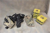 (3) Holsters & Ammo Boxes