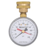 $12  3/4 in. Plastic Water Pressure Test Gauge