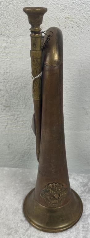 Brass & Copper Commemorative Boer War Bugle