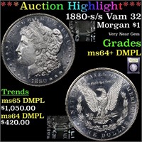*Highlight* 1880-s /s Vam 32 Morgan $1 Graded Choi