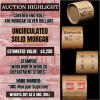 *EXCLUSIVE* x10 Morgan Covered End Roll! Marked "U