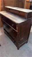Wooden buffet  approximately  40.5” wide x 43”.