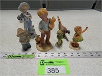 Figurines; 1 is Hummel Club