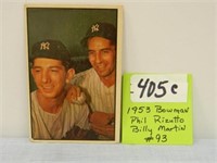 Phil Rizzuto, Billy Martin 1953 Bowman #93
