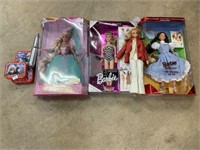 Lot of 4: Barbies, Tins and Bullet.