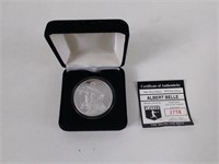 Highland Mint .999 Silver Albert Belle Coin