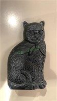Cast iron black cat doorstop - great for