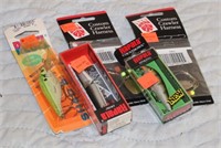 (5) FISHING BAITS NEW IN PACKAGE