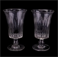 Crystal Celery Vases (Pair)