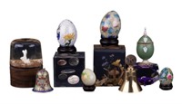 Paperweights, Cloisonne Eggs & More