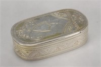 George III Sterling Silver Snuff Box,