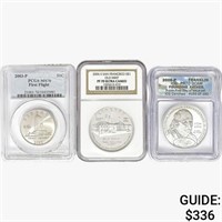 2003&2006 [3] US Varied Silver Coinage  MS/PR70